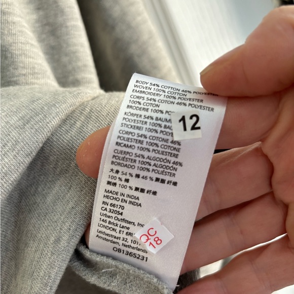 Anthropologie Women’s M, Luna Mercantile Patchwork Sweatshirt, BNWT - Picture 6 of 7